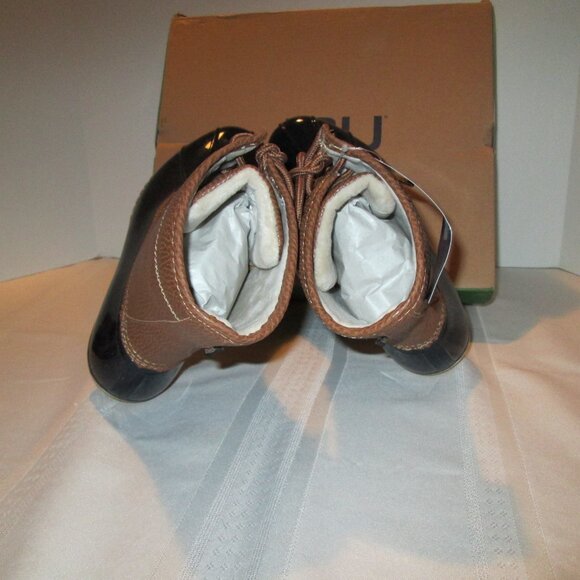 JBU MAPLEWOOD WATERPROOF BOOT NAVY/TAN 9M - Picture 7 of 12